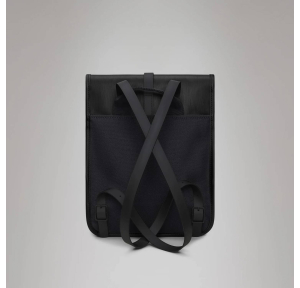 Sac à dos Rains L 13010 84, couleur Noir grain, vue de dos