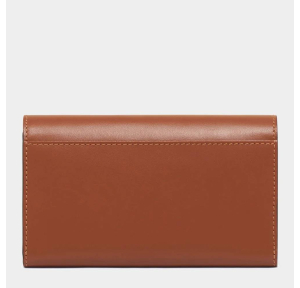 Portefeuille Gerard Darel en cuir Wallet O45M411 6110, couleur cognac, vue de dos