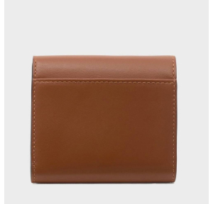 Petit portefeuille Gerard Darel en cuir Mini Wallet O46M411 6110 couleur Camel, vue de dos