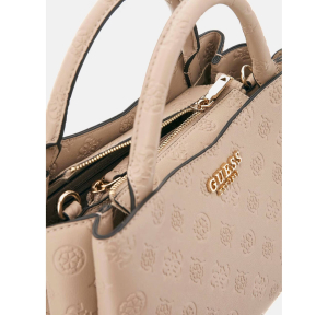 Sac à main Guess imprimé logo Phoebe HWPD9665060 SIG, couleur Beige, vue de près