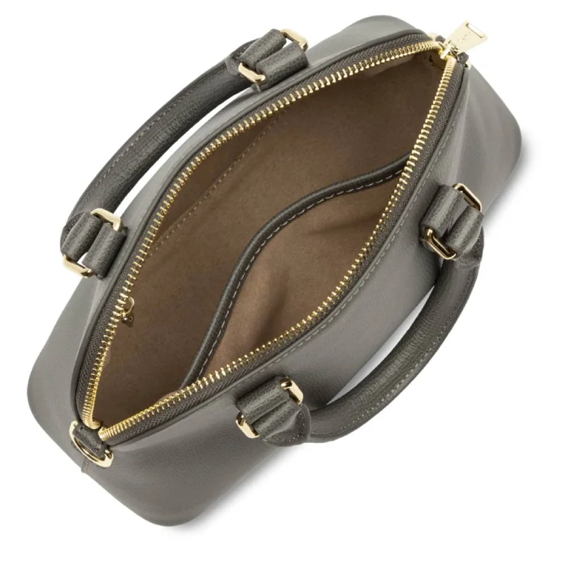 Sac demi lune Lancaster Zippé M Sierra Jia 538-002 GRIS, couleur Gris, ouvert Sac demi lune Lancaster Zippé M Sierra Jia 538-002 GRIS, couleur Gris, ouvert