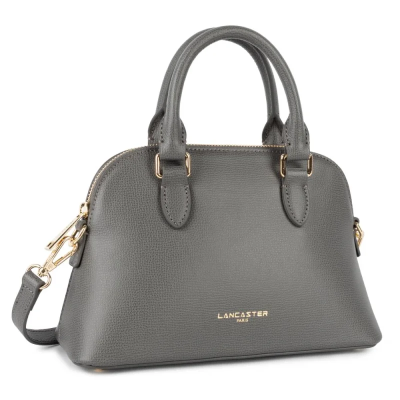 Sac demi lune Lancaster Zippé M Sierra Jia 538-002 GRIS, couleur Gris, vue de profil Sac demi lune Lancaster Zippé M Sierra Jia 538-002 GRIS, couleur Gris, vue de profil