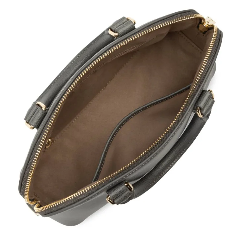 Sac demi lune M Lancaster Sierra Jia grainé 538-004GRIS couleur Gris, ouvert Sac demi lune M Lancaster Sierra Jia grainé 538-004GRIS couleur Gris, ouvert