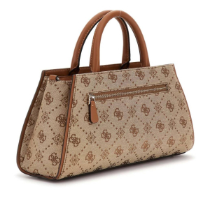 Sac porté main Guess Neda HWJP965406 LTL couleur Beige, vue de dos