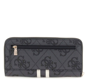 Portefeuille Guess imprimé logo Laurel II SLG SWOS7459146 CLO, couleur Logo charbon, vue de dos