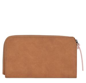 Pochette Longchamp en cuir Longchamp Pocket 30051HIM 016 couleur Naturel, vue de dos
