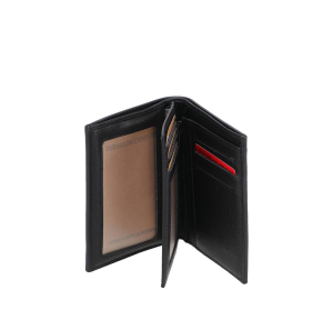 Portefeuille Arthur & Aston S en cuir José 2508-800-A couleur Noir, ouvert