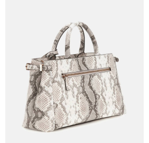 Sac porté épaule Guess effet python Lefia HWKG964406 NAT couleur Animalier, vue de dos