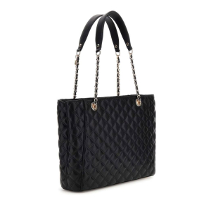 Sac porté épaule Guess effet matelassé Giully II HWQG967324 BLA couleur Noir, vue de dos