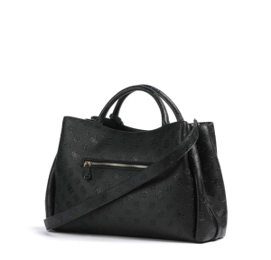 Sac porté main Guess logo imprimé Phoebe Peony HWPD966507 BLO couleur Noir, vue de dos