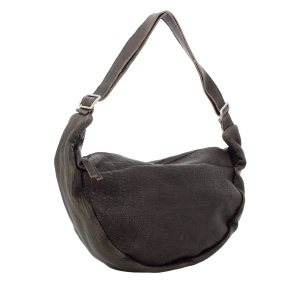 Sac porté épaule Biba en cuir Bowie west BIW1L MARRON couleur Marron, vue de profil