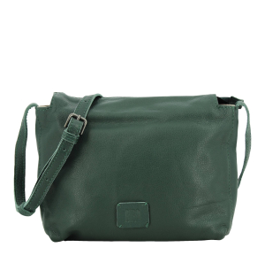 Sac bandoulière Biba en cuir Chester Tb CET5L GREEN couleur Vert, vue de dos