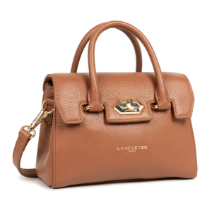 Mini sac à main Lancaster à rabat  Milano Cosmos 547-79 CAMEL couleur Camel, vue de profil