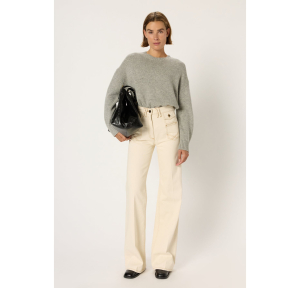 Sac cabas Gerard Darel Le Simple Bag cuir effet froissé DCS45Y4179100 Noir porté