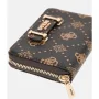 Portefeuille Guess logo 4G Silia SWGP989014 ESL couleur Marron foncé, couché Portefeuille Guess logo 4G Silia SWGP989014 ESL couleur Marron foncé, couché