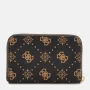 Portefeuille Guess logo 4G Silia SWGP989014 ESL couleur Marron foncé, vue de dos Portefeuille Guess logo 4G Silia SWGP989014 ESL couleur Marron foncé, vue de dos