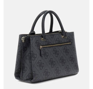 Sac à main Guess logo 4G Erenia HWSO783806 CLO couleur Noir multi, vue de dos