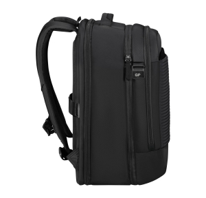 Sac à dos Samsonite de voyage 2 en 1 Paralux 156435 1041, couleur Noir, vue de profil