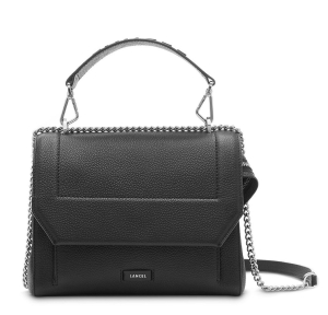 Sac rabat moyen Lancel Ninon M A0922210TU Noir vue de face