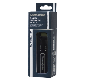 Pèse bagage Samsonite électronique à affichage numérique 155579 1041, couleur Noir, vue dans l'emballage