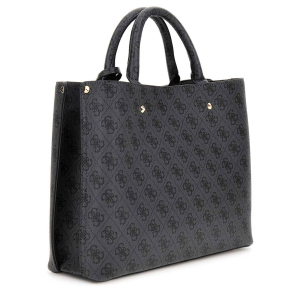 Sac à main Guess imprimé logo Meridian HWSG6974060 CLO, couleur Logo coal, vue de profil