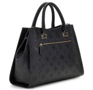 Sac à main Guess imprimé logo Cresidia ii HWPD9888070 BLO, couleur Logo noir, vue de profil