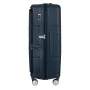 Valise Samsonite 4 roues extensible Paralux 156526 1552, couleur Bleu marine foncé, vue de côté Valise Samsonite 4 roues extensible Paralux 156526 1552, couleur Bleu marine foncé, vue de côté