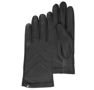 Gants femme en cuir Isotoner Smartouch 85125-AAG Noir