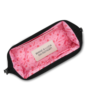 Trousse de toilette Cabaïa Lucky Star édition limitée de Noël Las Vegas (Noir avec motifs argentés) intérieur