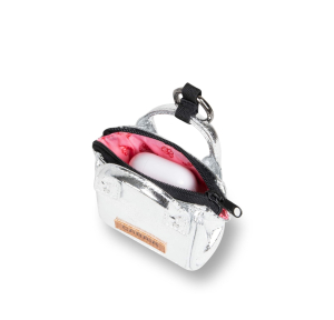 Porte-clés en forme de sac Cabaïa Pico Lucky Star édition limitée Noël Monte Carlo (argenté) intérieur