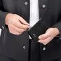 Porte-cartes zip Hugo Boss Classic Grained cuir HLK518A Noir porté Porte-cartes zip Hugo Boss Classic Grained cuir HLK518A Noir porté