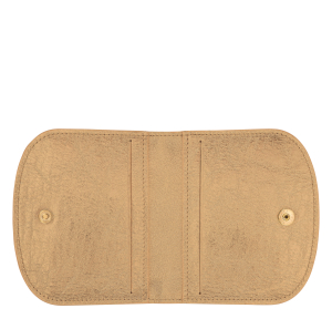 Porte-cartes en cuir Longchamp Le Pliage Xtra Gold 30047HIO124 Doré intérieur