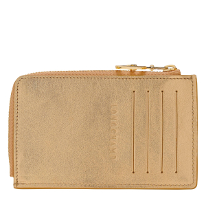 Porte-carte Longchamp Le Pliage Xtra 30048HIO 124,  couleur Or, vue de dos