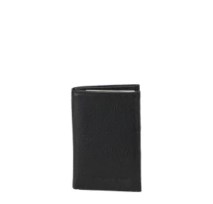 Porte-cartes Arthur Aston plié en cuir Ange 2528-119 NOIR couleur Noir, vue de face