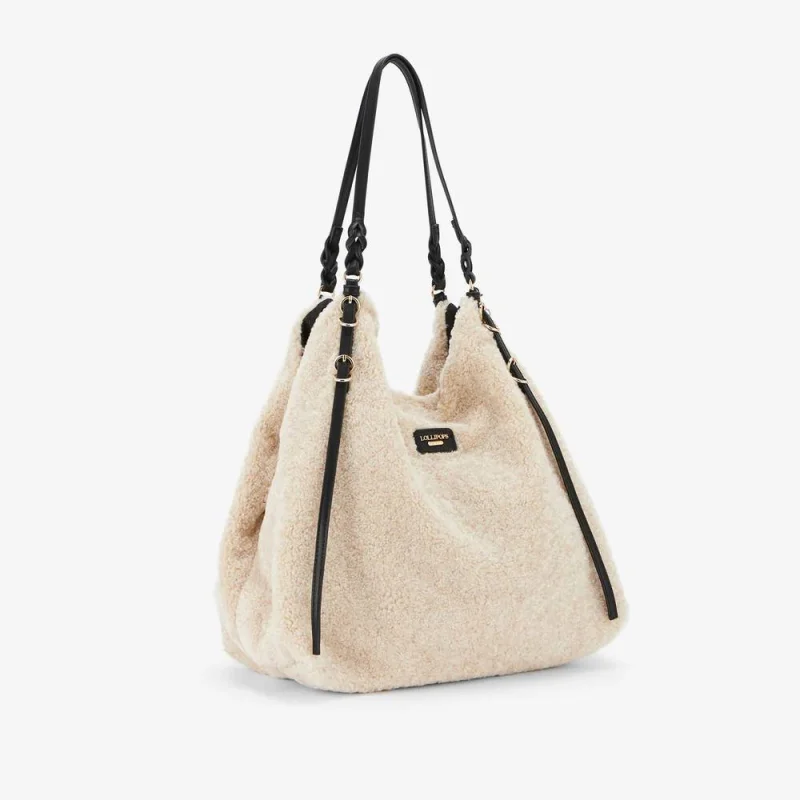 Sac cabas Lollipops XL Ringo S300579-3, couleur Ivoire, vue de profil Sac cabas Lollipops XL Ringo S300579-3, couleur Ivoire, vue de profil