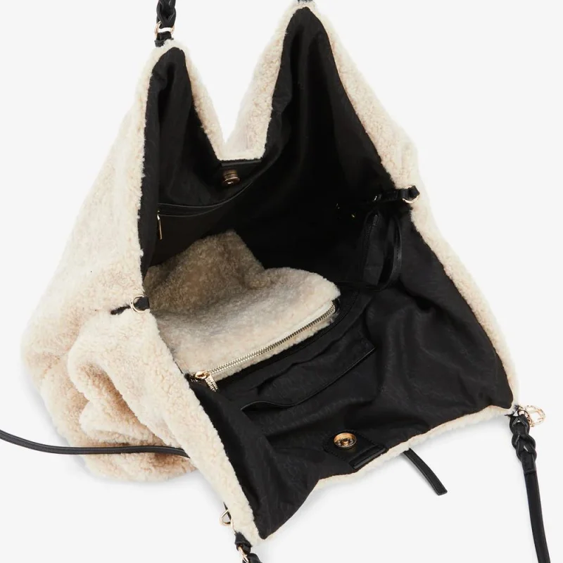 Sac cabas Lollipops XL Ringo S300579-3, couleur Ivoire, ouvert Sac cabas Lollipops XL Ringo S300579-3, couleur Ivoire, ouvert