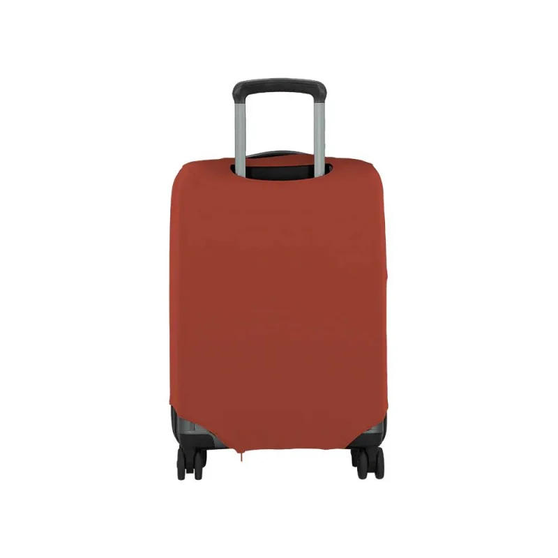 Housse pour valise Jump cabine Boutique 50~55 cm CPS01 TER couleur Terracotta, vue de dos Housse pour valise Jump cabine Boutique 50~55 cm CPS01 TER couleur Terracotta, vue de dos