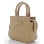 Sac à main Lacoste NF5155AU F07, couleur Beige, vue de profil Sac à main Lacoste NF5155AU F07, couleur Beige, vue de profil
