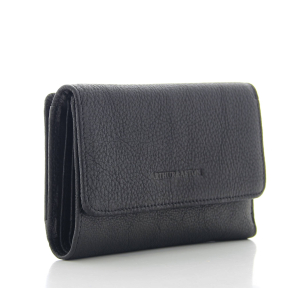 Porte cartes homme ArthurAston en cuir grainé A211-23 NR couleur Noir, vue de profil
