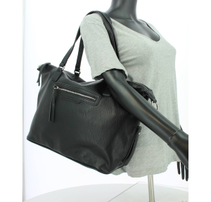 Sac à main Mia & Joy Véra MJ2621 NR, couleur Noir, porté