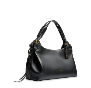 Sac à main Lancel carryall M Swann A13990 10 couleur Noir, vue de profil