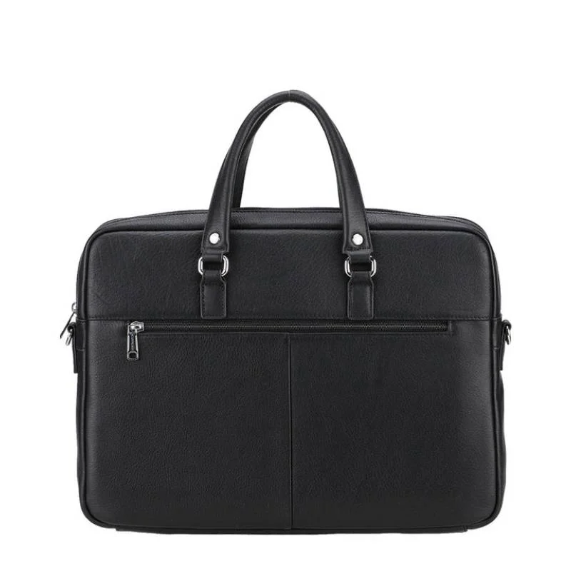 Porte- documents Arthur & Aston en cuir Ange 2528-03 A couleur Noir, vue de dos Porte- documents Arthur & Aston en cuir Ange 2528-03 A couleur Noir, vue de dos