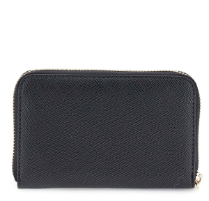 Portefeuille Guess effet grainé moyen Laurel II SLG SWZG745914 BLA, couleur Noir, vue de dos