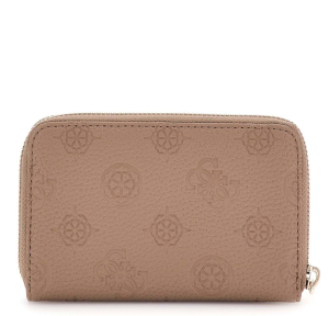 Portefeuille Guess M imprimé logo Cresidia II SLG SWPD988814 DKO, couleur Taupe foncé, vue de dos