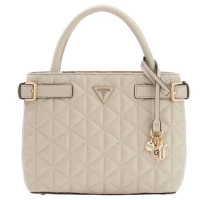 Sac à main Guess effet matelassé Paisleigh HWQG988305 LTA, couleur Taupe clair, vue de face