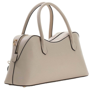 Sac à main Guess effet grainé Davina HWBG989906 LTA, couleur Taupe clair, vue de profil