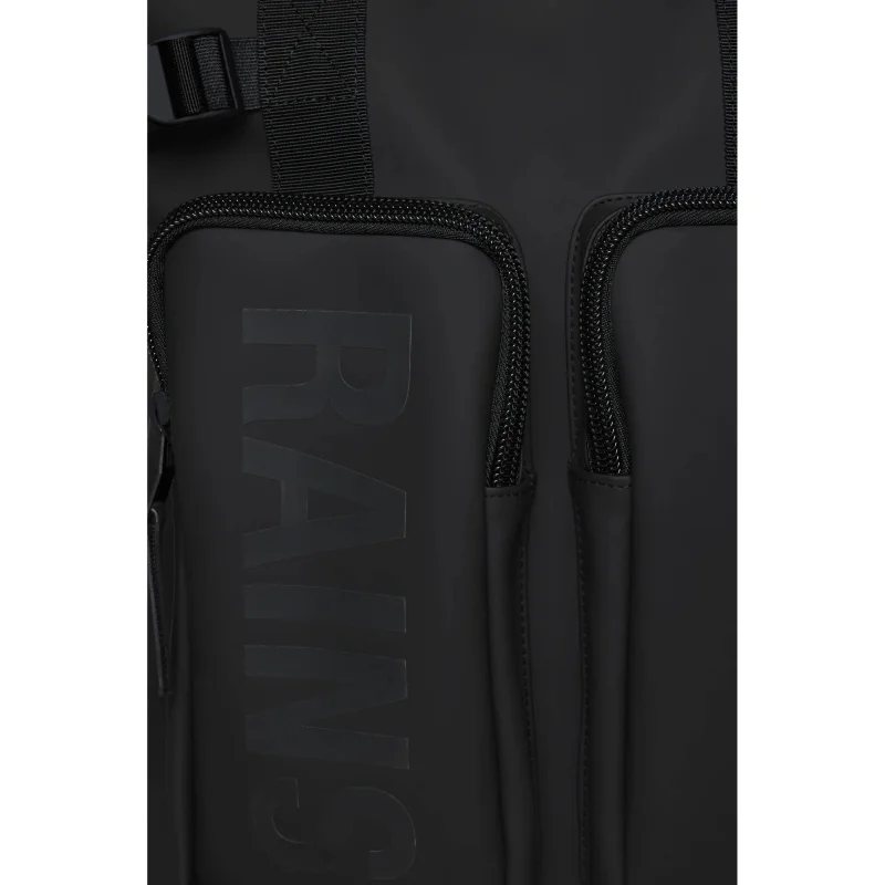 Sac à dos Rains fourre-tout Texel 14240 01, couleur Noir, vue de près poche Sac à dos Rains fourre-tout Texel 14240 01, couleur Noir, vue de près poche