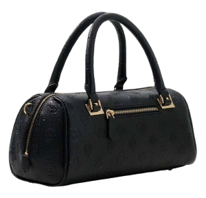 Sac à main Guess imprimé logo Cresidia II HWPD988808 BLO, couleur Noir logo, vue de profil