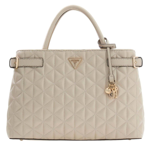 Sac à main Guess effet matelassé Paisleigh HWQG988306 LTA, couleur Taupe clair, vue de face