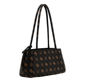 Sac porté main Guess logo 4G Carrie HWGP989808 ESL couleur Logo espresso, vue de dos